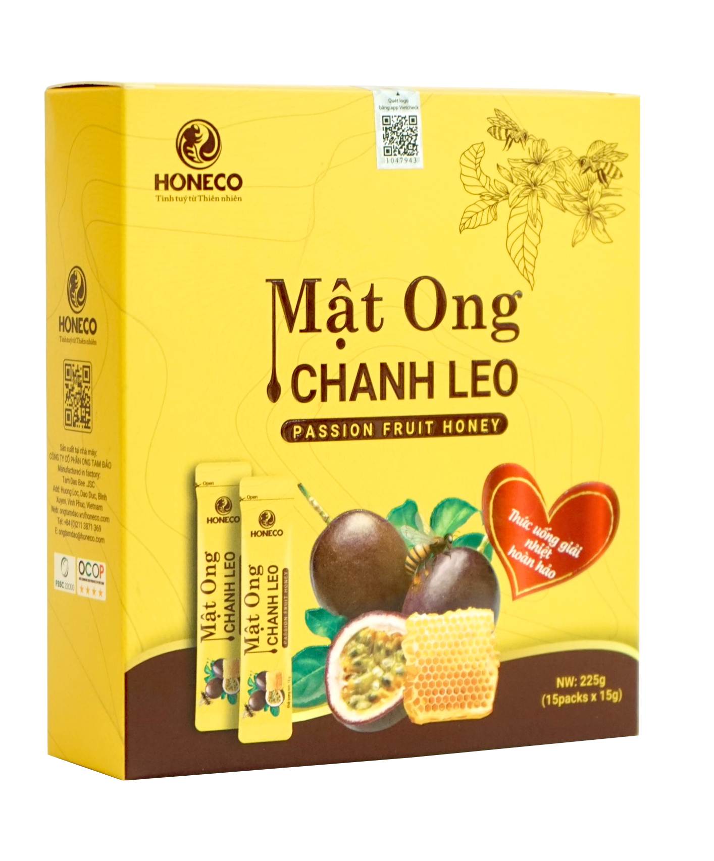 Hộp mật ong chanh leo